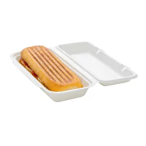 Boîte Panini bagasse 290x140x60 (Non imprimée)